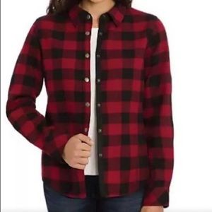 Orvis Flannel & Fleece lined “Shacket” size L